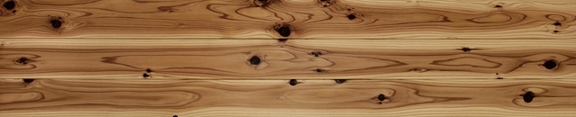 杉(赤多め) 無垢フローリング OPC(1枚板) 低温床暖可   UVオスモクリア塗装 源平・節あり 15×120×1820(mm) 3.05平米入