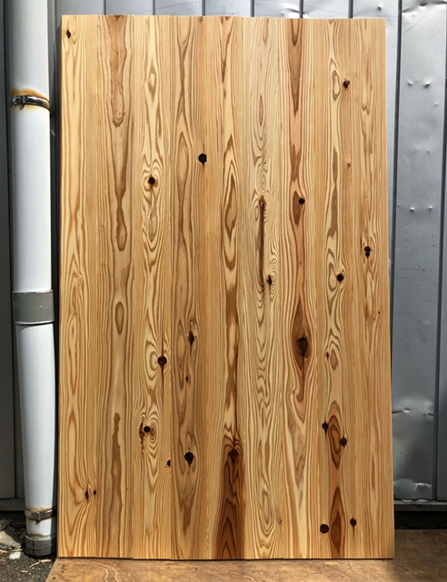 杉(白多め) 無垢フローリング OPC(1枚板) 低温床暖可   UVオスモクリア塗装 源平・節あり 15×120×1820(mm) 3.05平米入