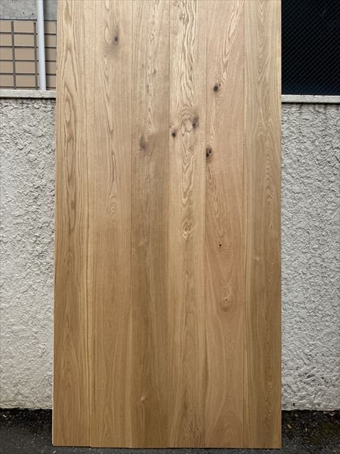 ナラ(オーク) 複合フローリング 3mm単板 床暖対応   ウレタンクリアツヤ消塗装 節あり 15×150×1818(mm) 1.64平米入