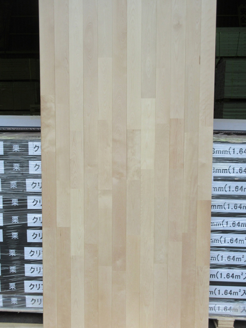 カバ 無垢フローリング ユニタイプ 床暖対応   無塗装 Aグレード 15×75×1818(mm) 1.64平米入