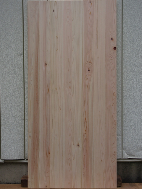 桧 無垢フローリング OPC(1枚板) 床暖対応   無塗装 上小小節 15×105×1818(mm) 1.53平米入