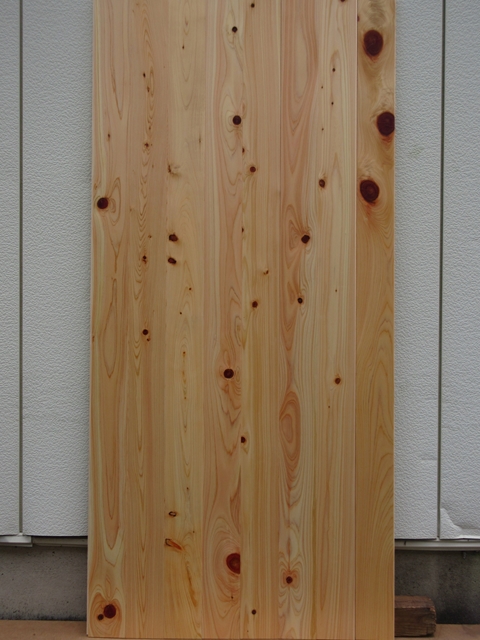 桧 無垢フローリング OPC(1枚板) 床暖対応   ウレタンクリア塗装 節あり 15×105×1818(mm) 1.53平米入