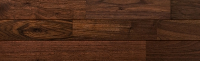 ブラックウォールナット 無垢フローリング ユニタイプ 床暖対応   オスモオイルクリア塗装 Aグレード 15×75×1818(mm) 1.64平米入