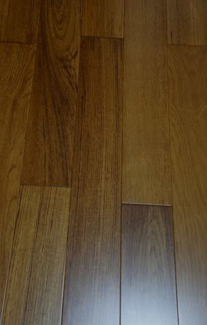 チーク 複合フローリング 2mm単板 床暖対応  重歩行 UVセラミッククリア塗装 Aグレード 12×120×909(mm) 1.53平米入