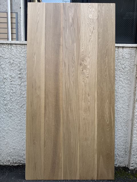 ナラ(オーク) 複合フローリング 4mm単板 床暖対応  ブラッシング加工 UVクリアツヤ消塗装 ABグレード 15×180×1820(mm) 1.64平米入