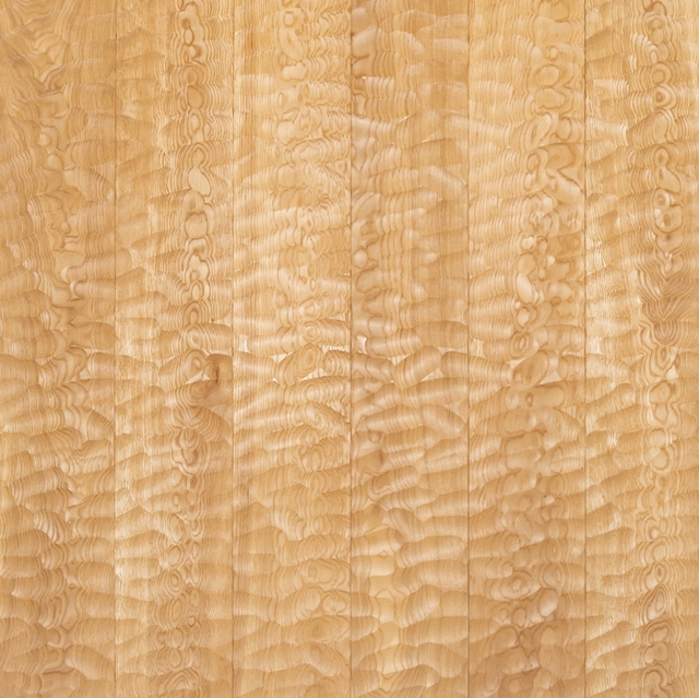 ナラ(オーク) 複合フローリング 3mm単板 床暖対応  スプーンカット加工 無塗装  15×150×1818(mm) 1.64平米入